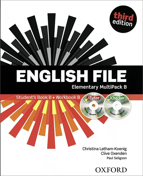 Обложка книги English File: Elementary: Student's Book (+ DVD-ROM), Christina Latham-Koenig, Clive Oxenden, Paul Seligson