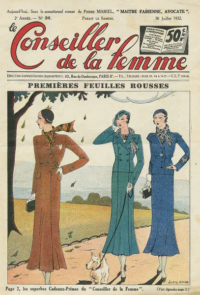 Обложка книги Le conseiiller de la femme, №38, juillet 1932, 