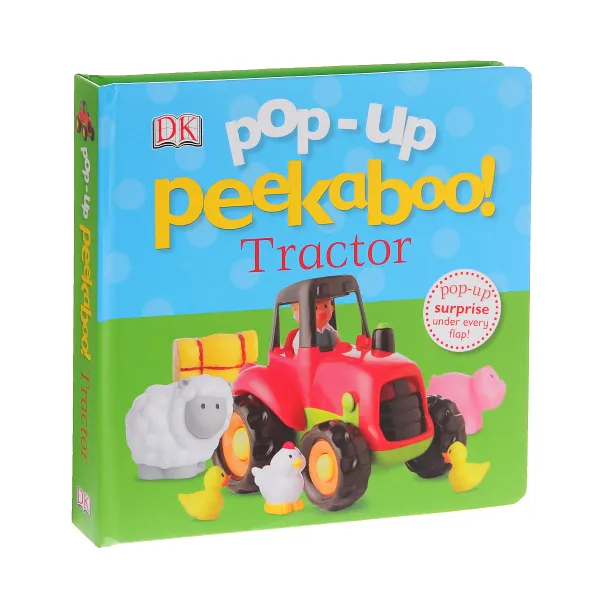 Обложка книги Pop-Up Peekaboo! Tractor, Dawn Sirett