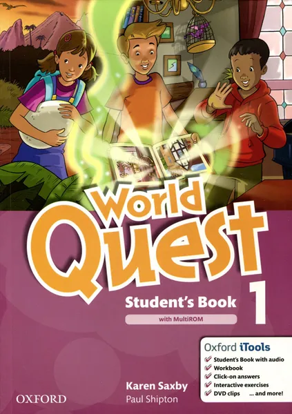 Обложка книги World Quest: Volume 1: Student's Book (+ CD-ROM), Karen Saxby, Paul Shipton