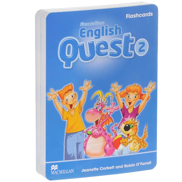 Обложка книги Macmillan English Quest 2: Flashcards, Jeanette Corbett, Roisin O'Farrell