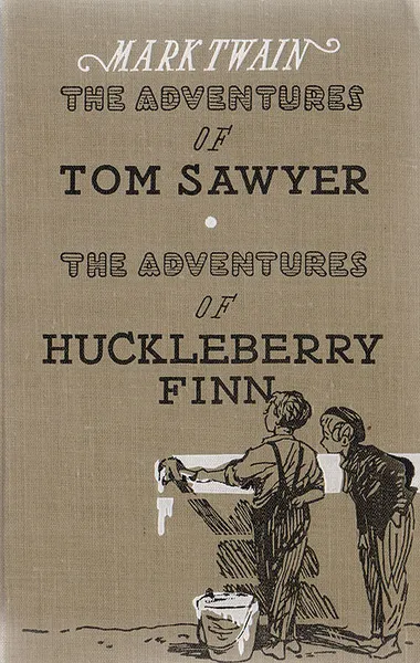 Обложка книги The adventures of Tom Sawyer. The adventures of Huckleberry Finn, Twain M.