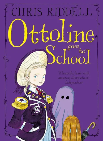 Обложка книги Ottoline Goes to School, Riddell, Chris