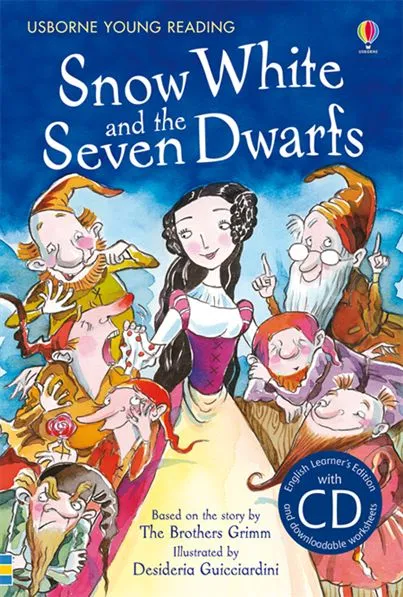 Обложка книги Snow White and the Seven Dwarfs   +D, Sims, Lesley