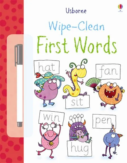 Обложка книги Wipe-Clean First Words, Jessica Greenwell