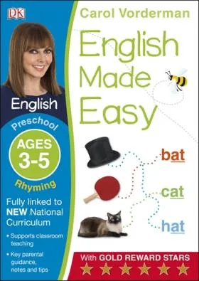 Обложка книги English Made Easy: Preschool Rhyming (+наклейки), Вордерман Кэрол