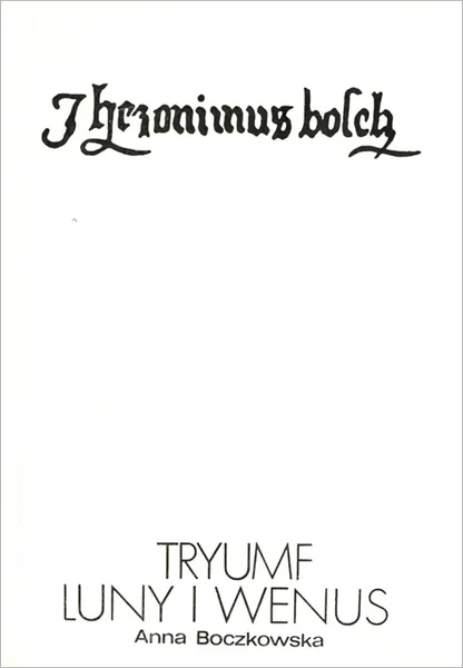 Обложка книги Tryumf Luny i Wenus, Anna Boczkowska