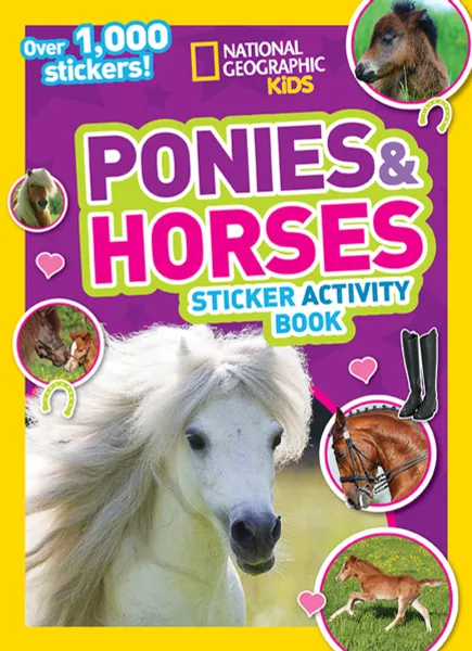 Обложка книги NGK HORSES & PONIES STICKERS, NATIONAL GEOGRAPHIC KIDS