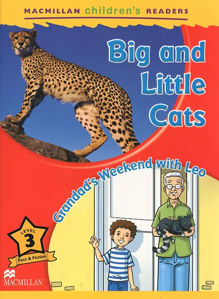 Обложка книги Big and Little Cats: Grandad's Weekend with Leo: Level 3, Coleen Degnan-Veness