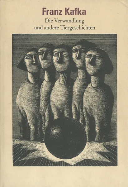 Обложка книги Die Verwandlung und  andere Tiergeschichten, Franz Kafka