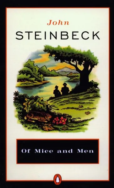 Обложка книги Of Mice and Men, John Steinbeck