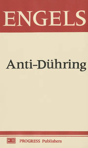 Обложка книги Anti-Duhring, Engels