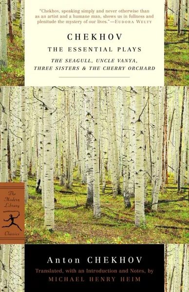 Обложка книги Chekhov: The Essential Plays: The Seagull, Uncle Vanya, Three Sisters & The Cherry Orchard, Anton Chekhov
