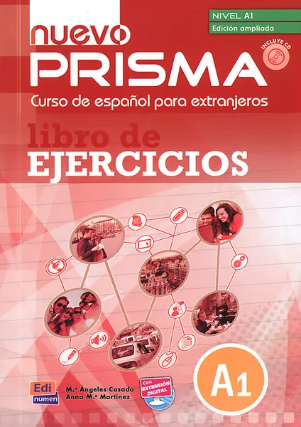 Обложка книги Nuevo prisma: A1: Libro de ejercicios (+ CD), Angeles Casado, Anna Martinez