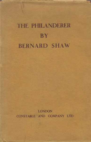 Обложка книги The Philanderer, Bernard Shaw