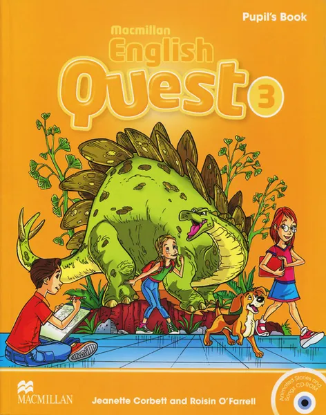 Обложка книги Macmillan English Quest 3: Pupil's Book (+ CD-ROM), Jeanette Corbett, Roisin O'Farrell