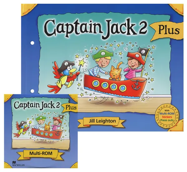 Обложка книги Captain Jack: Level 2 Plus (+ CD-ROM), Jill Leighton