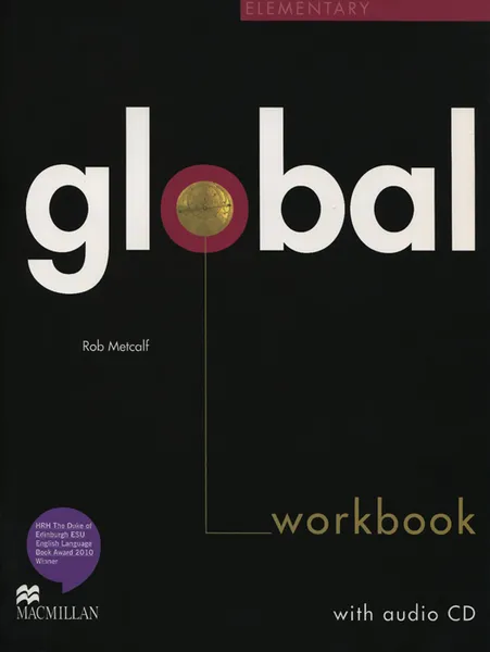 Обложка книги Global: Elementary: Workbook (+ CD-ROM), Rob Metcalf