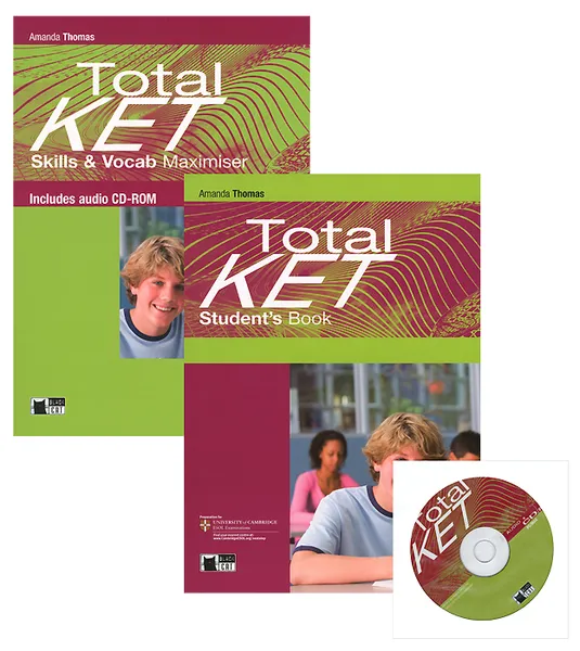 Обложка книги Total Ket: Student's Book: Total Ket: Skills & Vocab Maximiser (комплект из 2 книг) (+ CD), Amanda Thomas