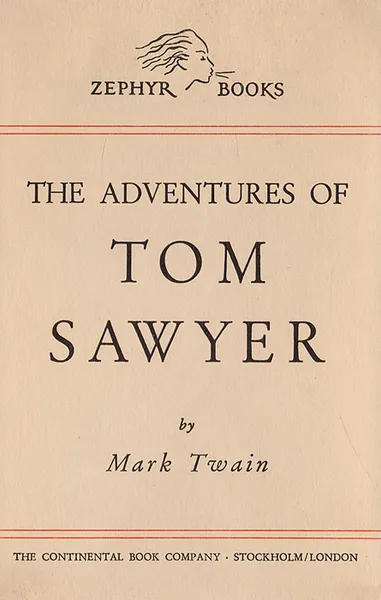 Обложка книги The adventures of Tom Sawyer, Twain M.