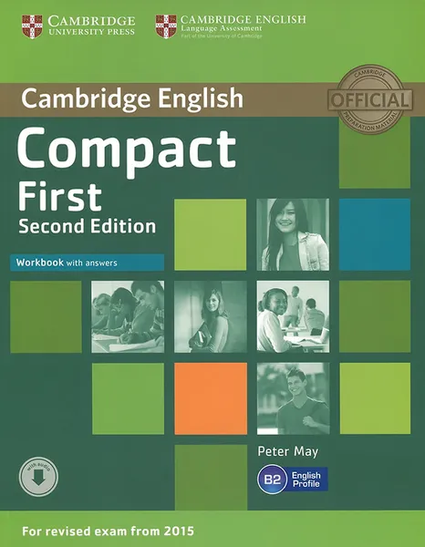 Обложка книги Compact First: Workbook with Answers, Peter May