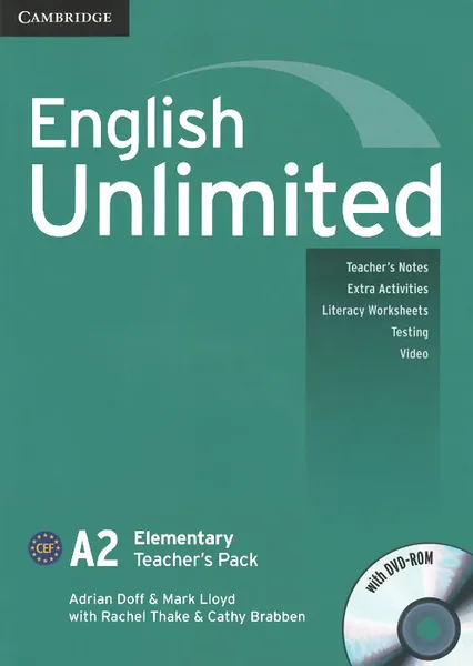 Обложка книги English Unlimited: Elementary Teacher's Pack (+ DVD-ROM), Adrian Doff & Mark Lloyd