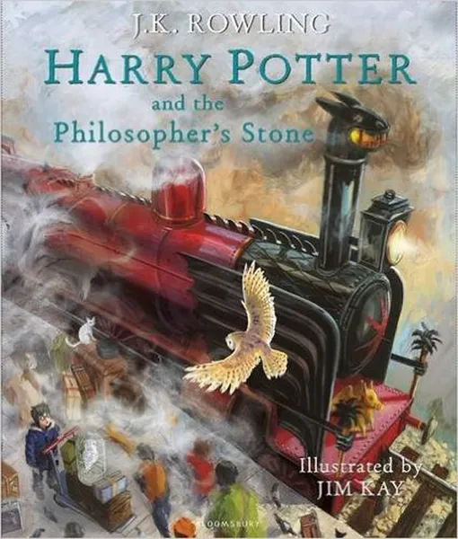 Обложка книги Harry Potter and the Philosopher's Stone, J. K. Rowling