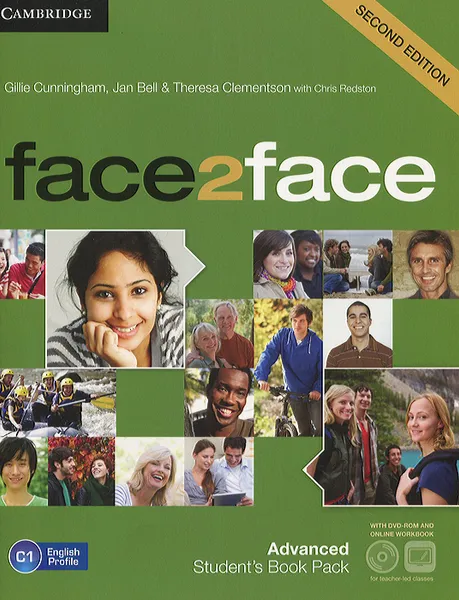 Обложка книги Face2Face: Advanced: Student's Book Pack (+ DVD-ROM), Gillie Cunningham, Jan Bell & Theresa Clementson, Chris Redston