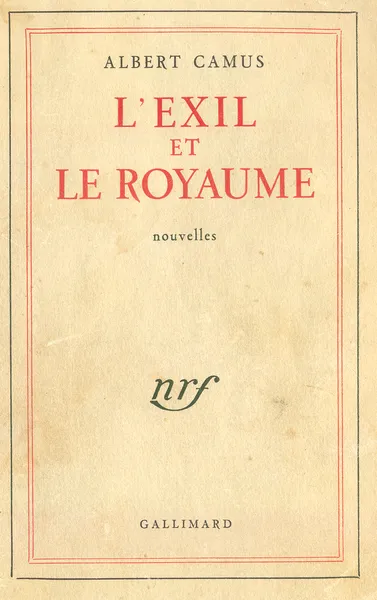 Обложка книги L'Exil et le Royaume, Albert Camus