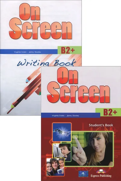 Обложка книги On Screen: B2+: Student's Book: Writing Book (комплект из 2 книг), Вирджиния Эванс,Дженни Дули