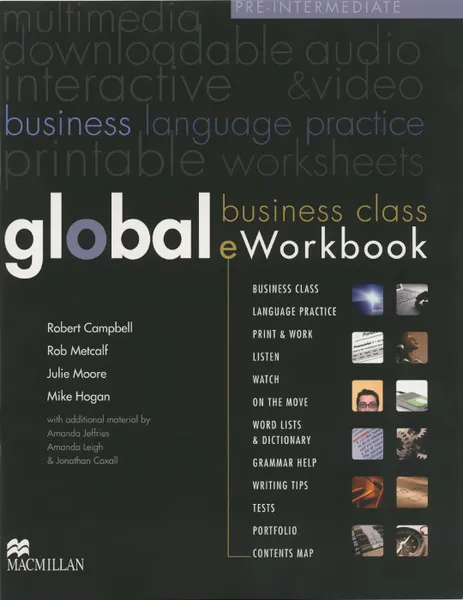 Обложка книги Global: Pre-intermediate: Workbook (+ DVD-ROM), Robert Campbell, Rob Metcalf, Julie Moore, Mike Hogan, Amanda Jeffries, Amanda Leigh, Jonathan Coxall