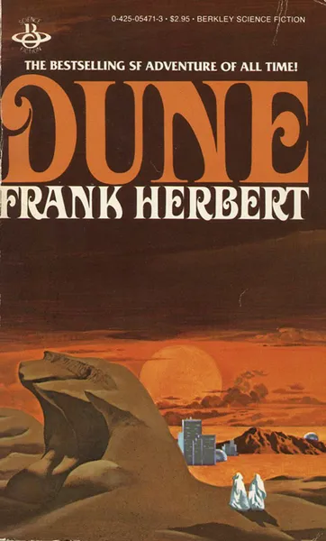 Обложка книги Dune, Frank Herbert