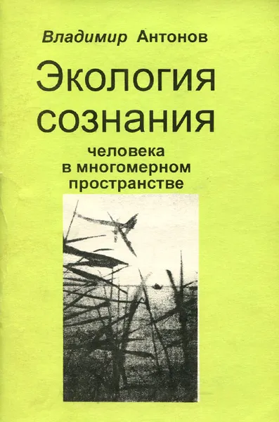 Обложка книги Экология сознания человека в многомерном пространстве, Владимир Антонов
