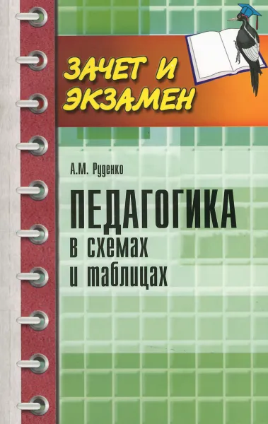 Обложка книги Педагогика в схемах и таблицах, А. М. Руденко