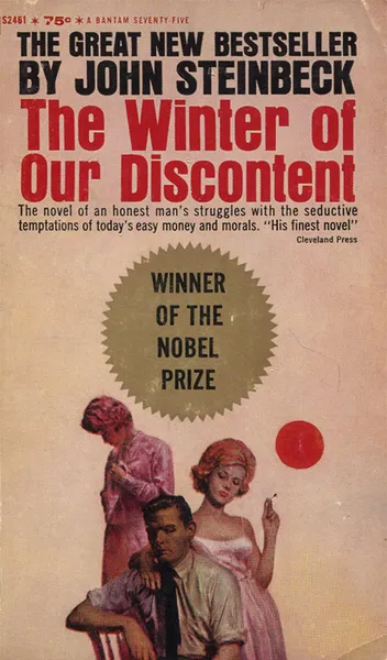 Обложка книги The Winter of Our Discontent, John Steinbeck