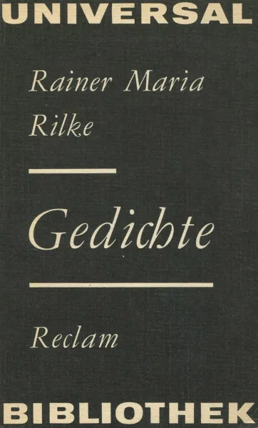 Обложка книги Gedichte, Rainer Maria Rilke