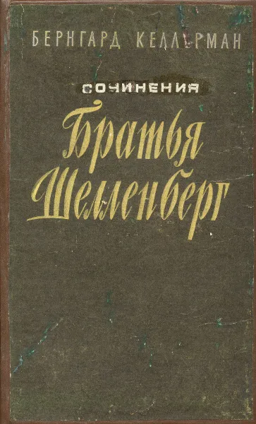 Обложка книги Братья Шелленберг, Бернгард Келлерман