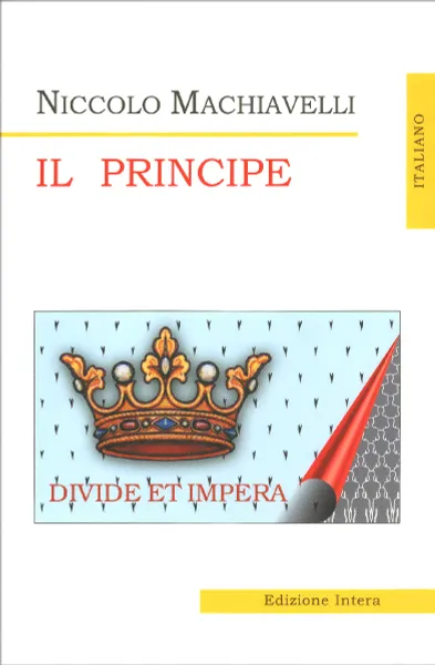 Обложка книги Il Principe, Niccolo Machiavelli