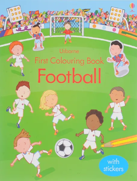 Обложка книги First Colouring Book Football (+ наклейки), Sam Taplin