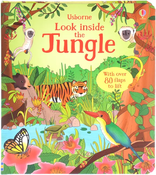 Обложка книги Usborne Look inside the Jungle, Minna Lacey