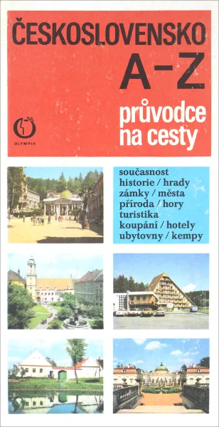 Обложка книги Ceskoslovensko A-Z: Pruvodce na cesty, Jiri Hosnedl, Vladimir Adamec