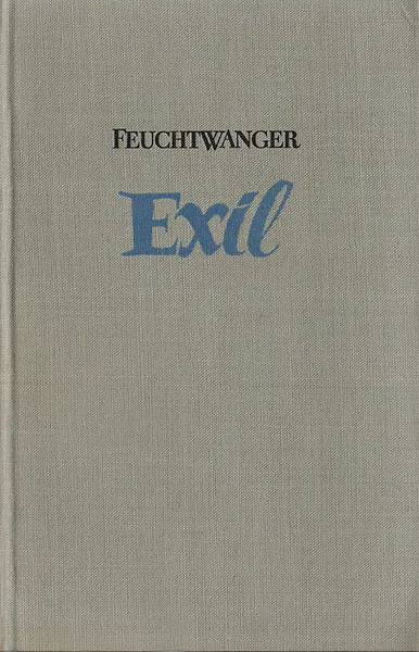 Обложка книги Exil, Lion Feuchtwanger