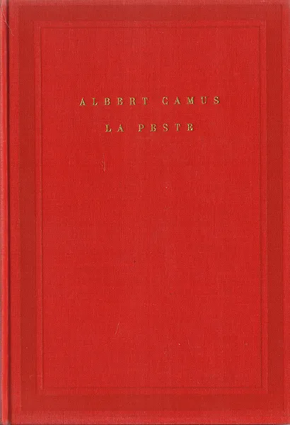 Обложка книги La Peste, Albert Camus