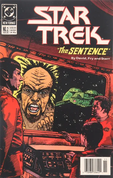 Обложка книги Star Trek: The Sentence, №2, November 1989, Peter David