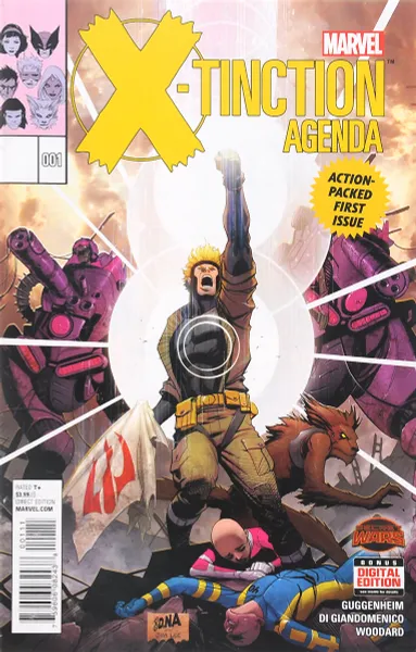 Обложка книги X-Tinction Agenda, №1, August 2015, Marc Guggenheim