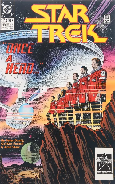 Обложка книги Star Trek: Once a Hero! №19, May 1991, Peter David