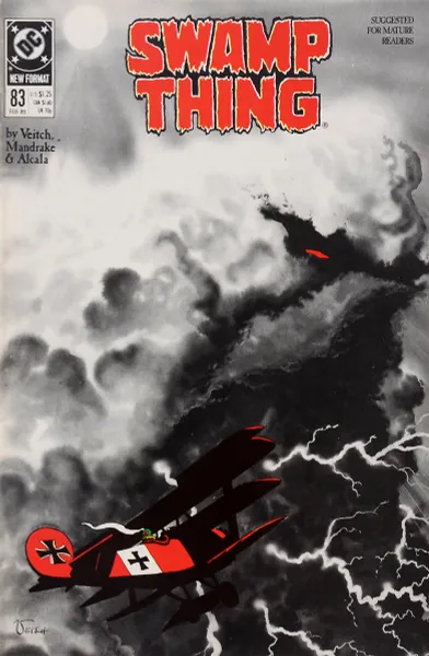 Обложка книги Swamp Thing: № 83: 1989, Rick Veitch