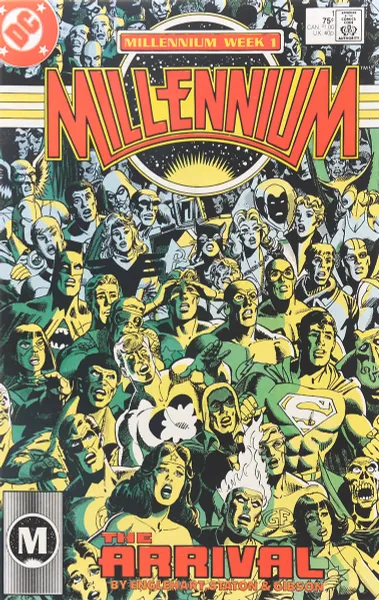 Обложка книги Millennium, №1, 1987, Steve Englehart, Joe Staton, Ian Gibson