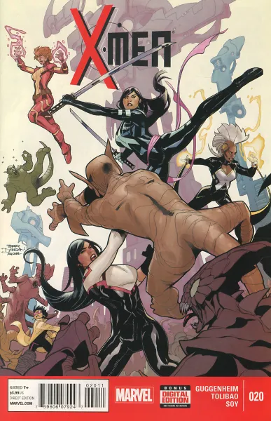 Обложка книги X-Men, №20, December 2014, Marc Guggenheim