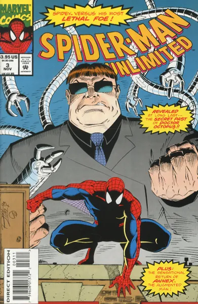 Обложка книги Spider-Man Unlimited №3: An Obituary For Octopus, Tom DeFalco